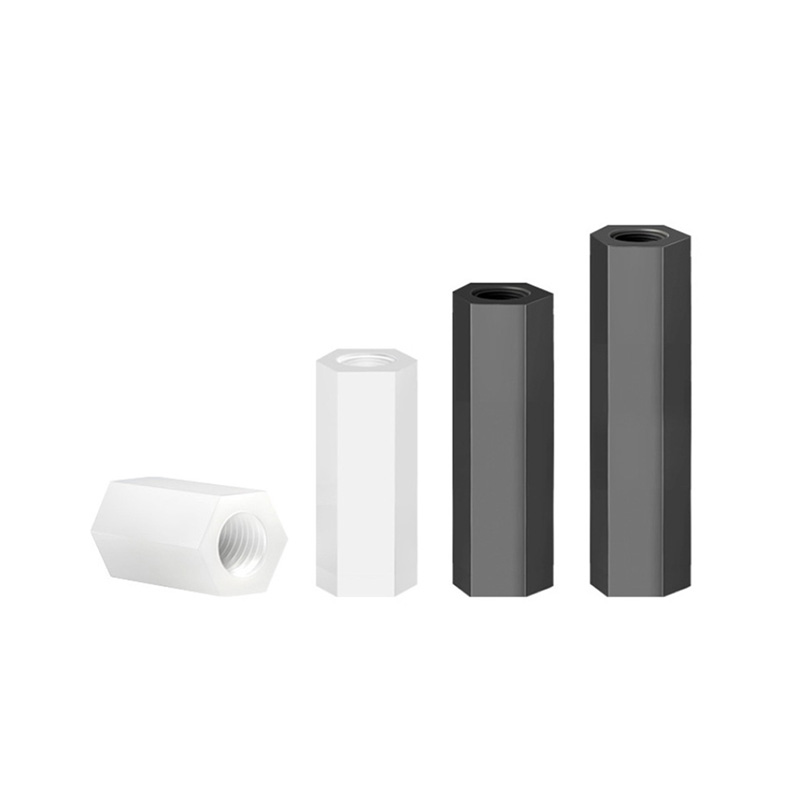 Colonna di nylon Isolamento Colonna Accessori elettrici da dado in nylon esagonale