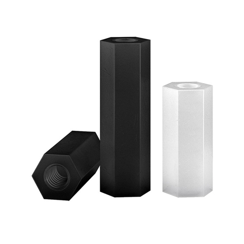 Colonna di nylon Isolamento Colonna Accessori elettrici da dado in nylon esagonale