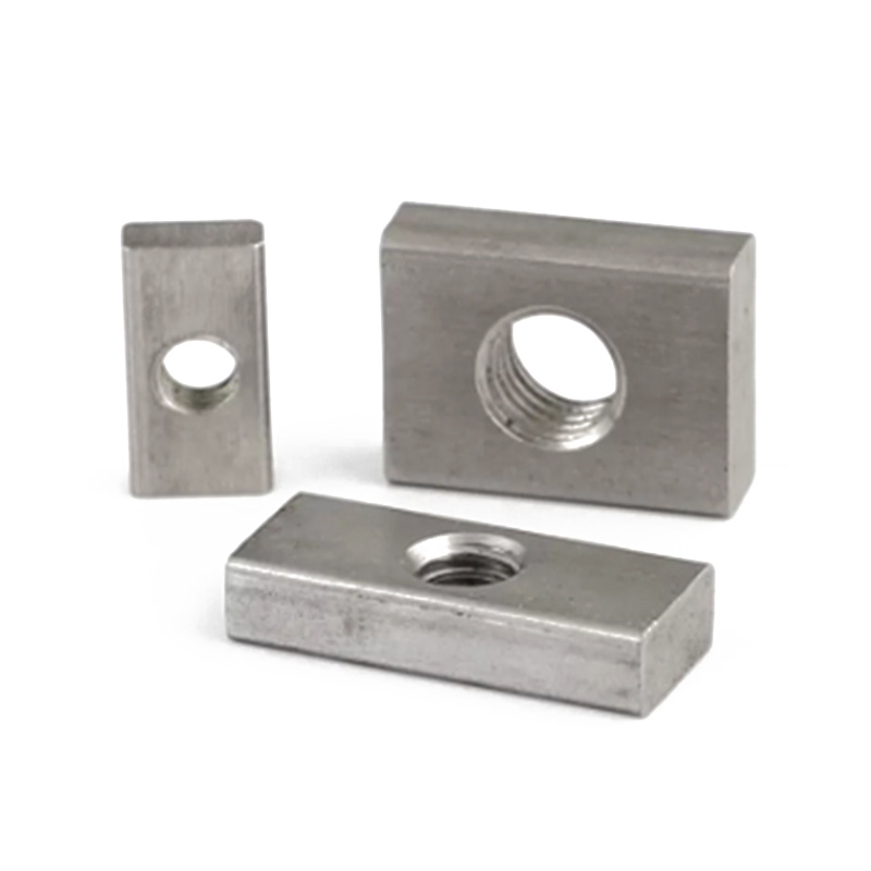 Nero quadrato di personalizzazione non standard dado a forma di irregolare