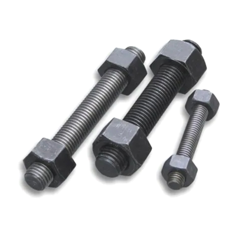 Perni completamente filettati in acciaio al carbonio M16 * 300 grado 8.8 PTFE con rivestimento blu