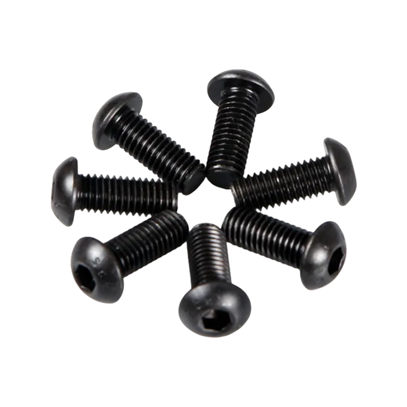 Viti a bottone rivestite in fosfato nero in acciaio legato M6 * 100