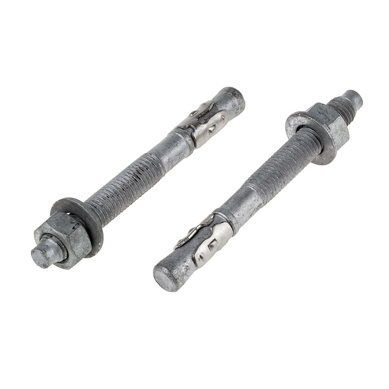 Bullone di ancoraggio zincato a caldo in acciaio al carbonio ASTM F1554 Bullone di ancoraggio zincato a caldo in acciaio al carbonio ASTM F1554