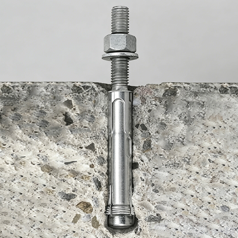 Bullone di ancoraggio zincato a caldo in acciaio al carbonio ASTM F1554 Bullone di ancoraggio zincato a caldo in acciaio al carbonio ASTM F1554