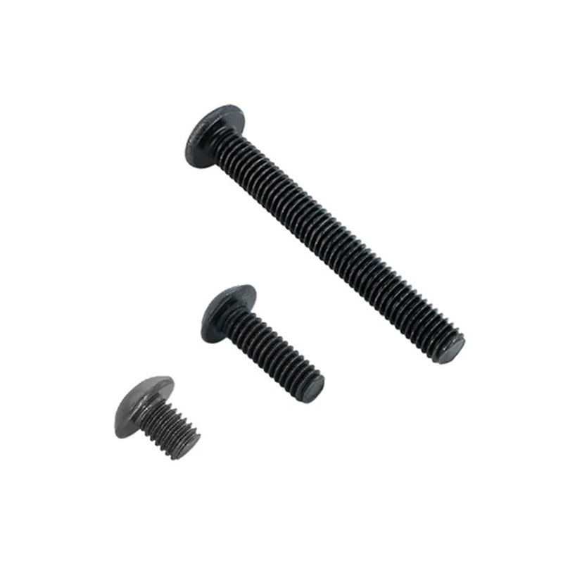 Bullone a testa tonda esalobata in acciaio al carbonio zincato